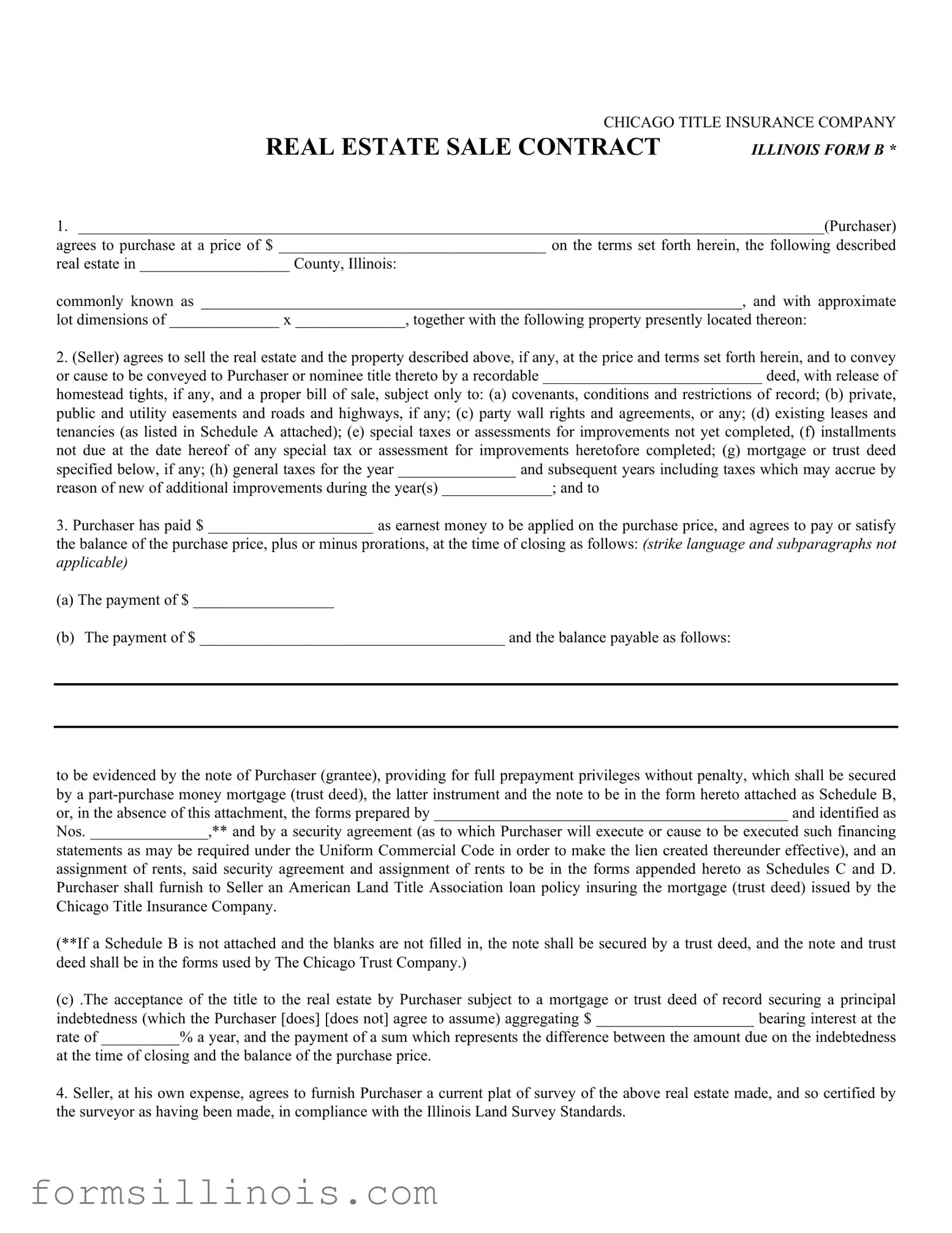 Free Illinois Realtor Contract Template